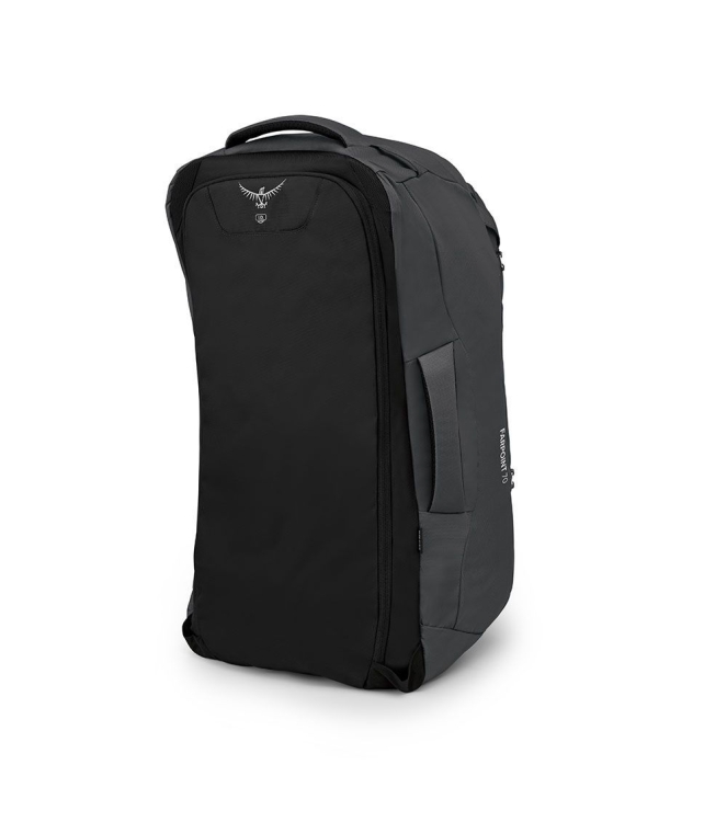 Osprey Osprey Farpoint 70 Rugtas/Travelpack tunnel vision grey 1-218 Tunnel Vision Grey Osprey tassen 1-218 lichtblauw bij Leerentveldvrijetijd.nl