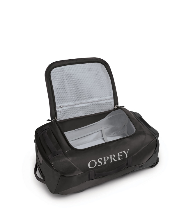Osprey Osprey Rolling Transporter 60 black 1-152 Black Osprey tassen 1-152 licht grijs bij Leerentveldvrijetijd.nl