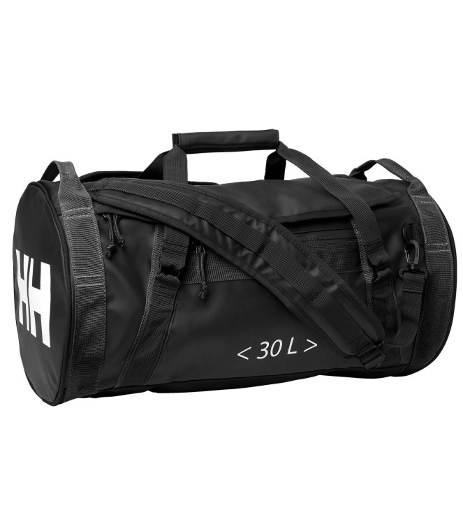 Helly Hansen Helly Hansen HH Duffel Bag 2 30L black 68006_990 Black Helly Hansen tassen 68006_990 licht grijs bij Leerentveldvrijetijd.nl