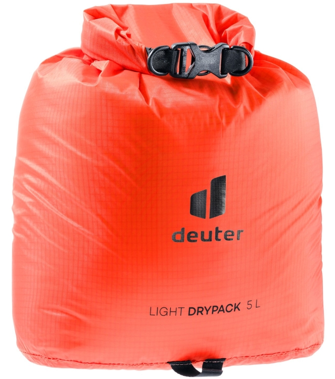 Deuter Deuter Light Drypack 5 papaya DA3940121-9002 papaya Deuter tassen DA3940121-9002 beige bij Leerentveldvrijetijd.nl