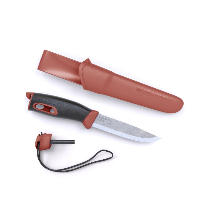 Mora Mora Companion Spark Red MO 13571 Mora outdoor accessoires MO 13571 ecru bij Leerentveldvrijetijd.nl