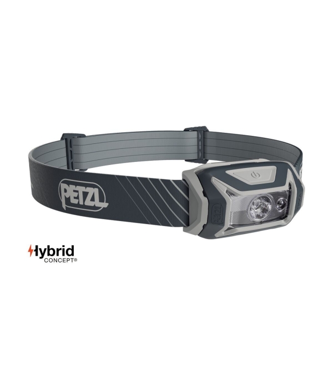 Petzl Petzl Tikka Core Hoofdlamp 450 lumens gray E067AA00 Gray Petzl verlichting E067AA00 lichtblauw bij Leerentveldvrijetijd.nl