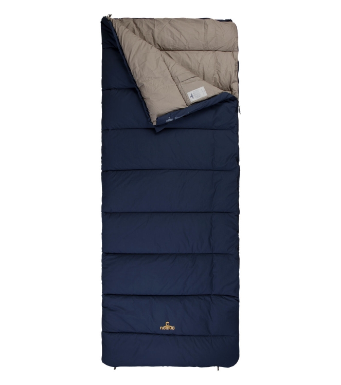Nomad Nomad Blazer Classic \'78 Slaapzak dark navy/dark sand SCBLAZN4MS Dark Navy/Dark Sand Nomad slapen SCBLAZN4MS antraciet bij Leerentveldvrijetijd.nl