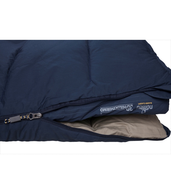 Nomad Nomad Blazer Classic \'78 Slaapzak dark navy/dark sand SCBLAZN4MS Dark Navy/Dark Sand Nomad slapen SCBLAZN4MS antraciet bij Leerentveldvrijetijd.nl