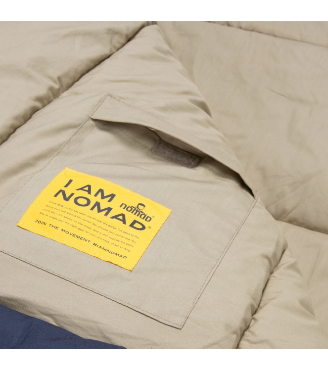 Nomad Nomad Blazer Classic \'78 Slaapzak dark navy/dark sand SCBLAZN4MS Dark Navy/Dark Sand Nomad slapen SCBLAZN4MS antraciet bij Leerentveldvrijetijd.nl