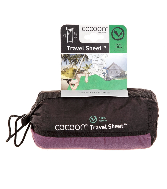 Cocoon Cocoon Lakenzak 100% katoen elephant grey CCCT44 Elephant Grey Cocoon slapen CCCT44 zwart combinatie bij Leerentveldvrijetijd.nl