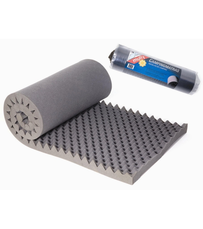 Bo-Camp Bo-Camp Noppenmatras SG 25 60x190x6 cm 3506225 Bo-Camp slapen 3506225 ecru bij Leerentveldvrijetijd.nl