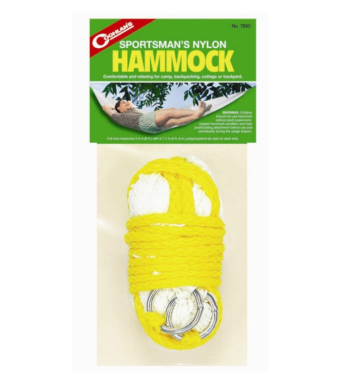 Coghlan's Coghlan\'s Sportsman Hangmat #7880 7697880 Coghlan's slapen 7697880 ecru bij Leerentveldvrijetijd.nl