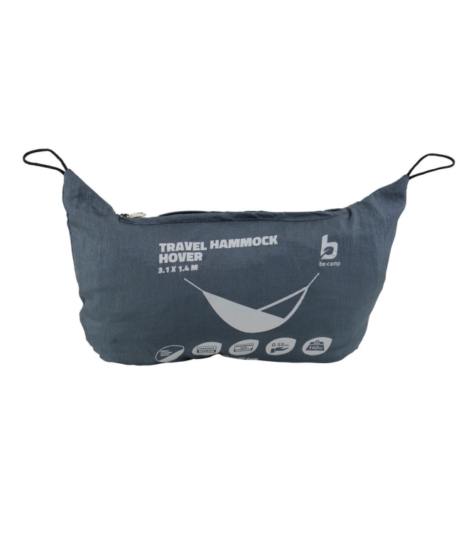 Bo-Camp Bo-Camp Travel Hammock Hover grey 7100158 Grey Bo-Camp slapen 7100158 lichtblauw bij Leerentveldvrijetijd.nl