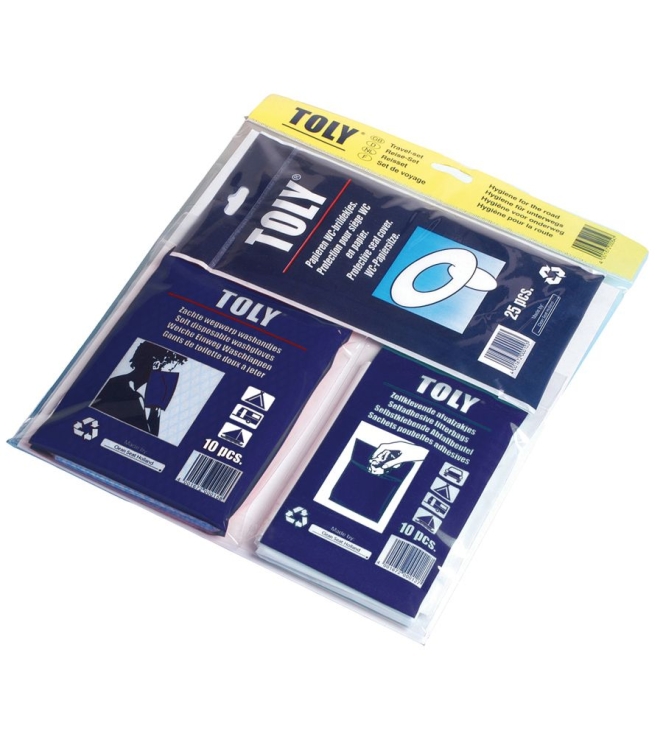 Toly Toly Reisset 3 in 1 5232524 Toly verzorging 5232524 ecru bij Leerentveldvrijetijd.nl