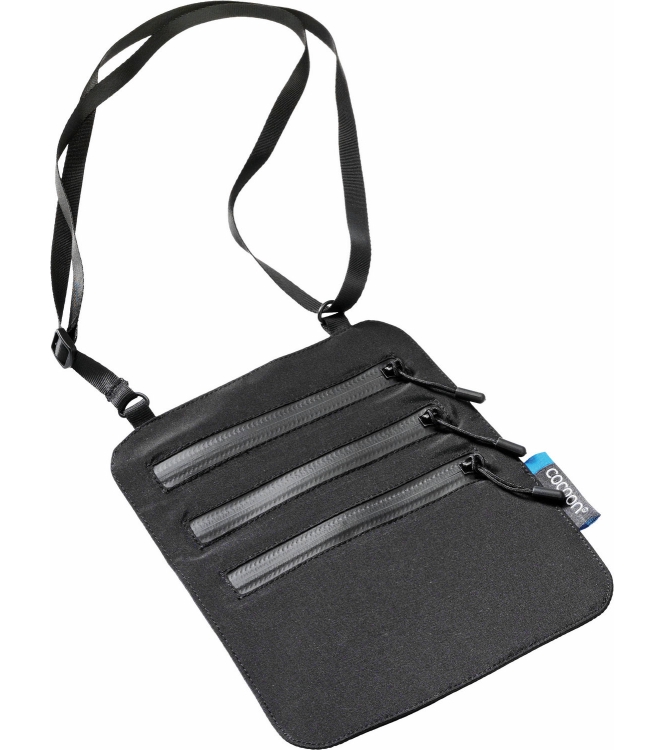 Cocoon Cocoon Secret Neck Wallet silk black CYSNW-0 black Cocoon outdoor accessoires CYSNW-0 licht grijs bij Leerentveldvrijetijd.nl