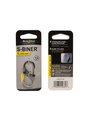Nite Ize Nite Ize S-Biner #2 Slidelock Stainless