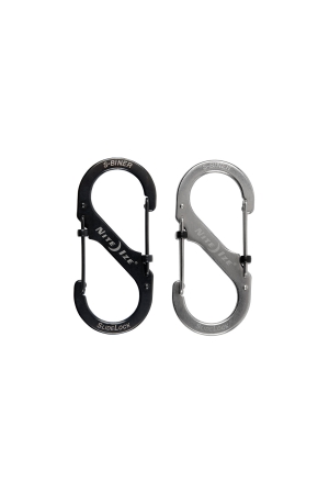 Nite Ize Nite Ize S-Biner #2 Slidelock Stainless Zwart
